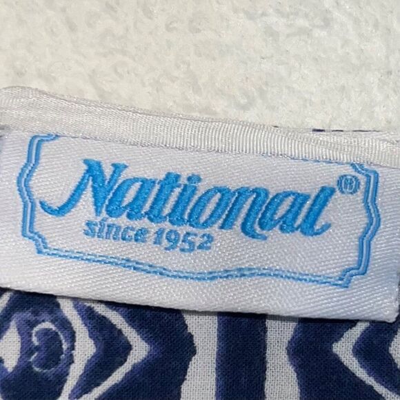 National Women's 1X Floral House Dress Nightgown Pullover Muumuu %100 Cotton - Picture 3 of 12